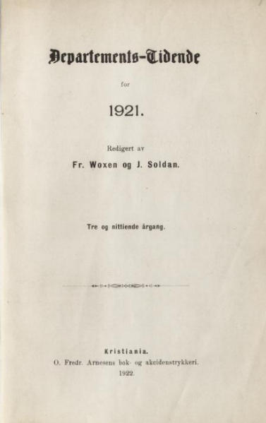 Fil:Departements-Tidende 1921 tittelblad.PNG