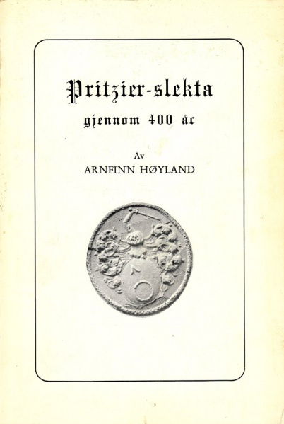 Fil:Pritzier-slekta gjennom 400 år (bokomslag).jpg