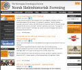 Skjermbilde av forsiden til Genealogi.no (30. november 2014).